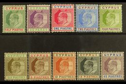 1902-04  (wmk Crown CA) KEVII Definitives Complete Set, SG 50/59, Very Fine Mint. (10 Stamps) For More Images, Please Vi - Other & Unclassified