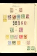 1874-1966  A Useful Old Time Collection On Scott Printed Pages Incl. 18674 1s Used, 1977-79 To 6d And 1s Used, 1882-85 ½ - Other & Unclassified