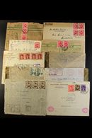 1939-1945 WWII CENSORED COVERS.  An Interesting Collection/accumulation Of Commercial Airmail Covers, Mostly Addressed T - Other & Unclassified