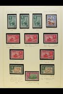 1937-1951 COMPLETE FINE MINT COLLECTION  In Hingeless Mounts On Leaves, All Different, Inc 1938-55 Pictorials Complete S - Other & Unclassified
