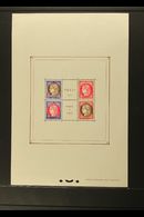 1937  Paris International Philatelic Exhibition Miniature Sheet (Yvert Bloc 3, SG MS581) Very Fine Never Hinged Mint. Fo - Other & Unclassified