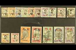 YUNNANFOU  1908 Complete Set (Yvert, Maury And SG 33/49), Very Fine Used. (17 Stamps) For More Images, Please Visit Http - Other & Unclassified