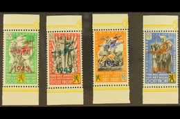 FLEMISH LEGION  1943 Aircraft Overprints Type II (position 2) Complete Set, Michel V/VIII, Fine Never Hinged Mint Exampl - Other & Unclassified