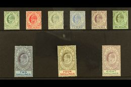 1906-11  KEVII New Colour Definitive Set, SG 66/74, Some Tiny Imperfections, Generally Fine Mint (9 Stamps) For More Ima - Other & Unclassified