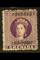 1881  ½d Dull Mauve, Variety "surcharge Double", SG 21b, Very Fine Mint, No Gum. RPS Cert. For More Images, Please Visit - Other & Unclassified