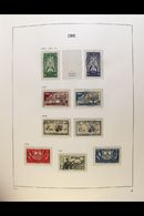 1922-1989 FINE USED COLLECTION WITH A HIGH DEGREE OF COMPLETION  Displayed, With Only A Few Missing Stamps, In A Davo Hi - Other & Unclassified