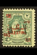 1952  2f On 2m Bluish Green "on Palestine", SG 314d, Never Hinged Mint For More Images, Please Visit Http://www.sandafay - Other & Unclassified