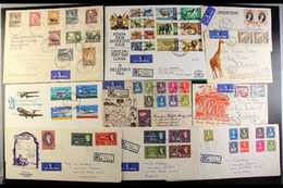 1953-1973 COVERS.  Mostly Illustrated First Day Covers, Inc 1954 Pictorials Original Set Of 10 To £1 On Fdc, 1960-62 Set - Other & Unclassified