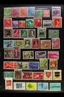 1917-1993 ALL DIFFERENT COLLECTION  Presented Chronologically On A Series Of Double Sided Stock Pages. An Attractive Col - Other & Unclassified
