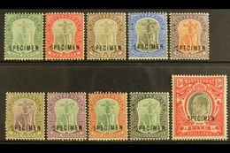 1903  Ed VII Set Complete, Wmk CA, Overprinted "Specimen", SG 14s/23s, Very Fine Mint. (10 Stamps) For More Images, Plea - Other & Unclassified