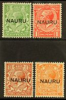 1923  Central Overprints Set Complete, SG 13/16, Never Hinged Mint (4 Stamps) For More Images, Please Visit Http://www.s - Other & Unclassified