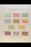 FRENCH ISSUES  1911-1949 VERY FINE MINT Collection On Pages. With 1911 Complete Set; 1920-21 Surcharges Range; 1924 Surc - Other & Unclassified