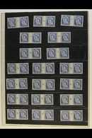 1956 COUNTER COILS COLLECTION  A NEVER HINGED MINT COMPLETE COLLECTION Of 4d & 8d, Presented On Hingeless Pages In  (New - Other & Unclassified
