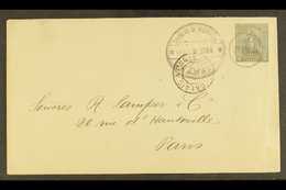 1894  (9 May) 10c Grey Postal Stationery Envelope (Higgins & Gage 25) To Paris With Fine "GRANADA" Circular Cachet Along - Other & Unclassified