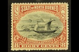 1897-1902  8c Black And Brown-purple Perf 13½-14, SG 102, Very Fine Never Hinged Mint. For More Images, Please Visit Htt - Other & Unclassified