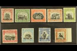 POSTAGE DUE  1930-38 Perf 12½ Complete Set, SG D76/84, Fresh Mint, The 6c & 10c Each With Small Hinge Thin. (9 Stamps) F - Other & Unclassified