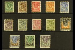 1925-29  KGV Definitive Set To 2s6d (SG 1/12), Plus 5s (SG 14), Fine Fresh Mint. (13 Stamps) For More Images, Please Vis - Other & Unclassified