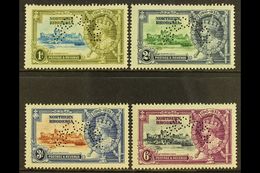 1935  Silver Jubilee Set Complete, Perforated "Specimen", SG 18s/21s, Very Fine Mint, Large Part Og. (4 Stamps) For More - Other & Unclassified