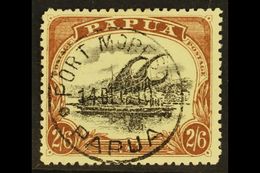 1910  2s 6d Black And Brown, Large Papua, Wmk Upright, P 12½, Type B, SG 82, Very Fine Used With Neat Cds. For More Imag - Other & Unclassified