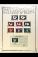 1963  Winter Olympics IMPERF Set And Miniature Sheet, Michel 1200/07 & Block 39, Never Hinged Mint. (8 Stamps Plus Min S - Other & Unclassified