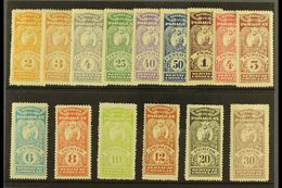 REVENUE STAMPS  CONSULAR SERVICE 1900 (inscribed "Servicio Consular") Most Values To 30p (between Forbin 1 & 18) Includi - Other & Unclassified