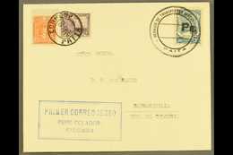 1928 SCADTA FLIGHT  22nd October 1928 1st Flight Peru - Ecuador - Colombia From Paita To Barranquilla Franked Peru 2c An - Other & Unclassified