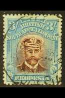 1913-19  3s Chocolate And Blue Admiral Head Die II Perf 15, SG 250, Very Fine Used. For More Images, Please Visit Http:/ - Other & Unclassified