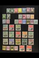 1884-1953 MINT & USED COLLECTION  Useful Range Of QV Issues, 1902 & 1908-11 Mint Defins To 6d, 1912-16 To 8d Mint & 1s U - Other & Unclassified