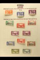 1937-84 SUPERB MINT COLLECTION WITH COMPLETE DEFINITIVE SETS  A Beautifully Written Up Collection On Pages, Includes 193 - Other & Unclassified