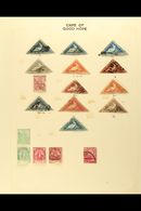 CAPE OF GOOD HOPE  1855-1904 MINT & USED COLLECTION - Begins With A Useful Range Of Triangles Including 1855-63 On White - Other & Unclassified