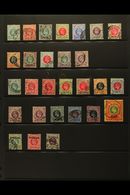 NATAL  1902-1909 KEVII Fine Used All Different Collection. With 1902-03 Set To 2s6d; 1904-08 Set To 1s, Plus 2s6d; 1908- - Other & Unclassified