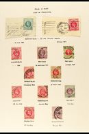 NATAL INTERPROVINCIALS  A Collection Of Natal Stamps Used 1910-12 In Natal, Transvaal And Cape, Clear To Fine Strikes, I - Other & Unclassified