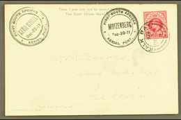 1911 FIRST SOUTH AFRICAN AERIAL POST  SECOND RETURN FLIGHT - Muizenberg To Kenilworth With Interprovincial Franking Of N - Other & Unclassified