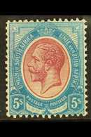1913-24  5s Purple & Blue, SG 15, Superb, Very Lightly Hinged Mint. For More Images, Please Visit Http://www.sandafayre. - Other & Unclassified
