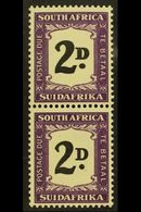 POSTAGE DUES  1948-9 2d Thick, Double "2D." In Vertical Pair With Normal, SG D36a, Never Hinged Mint. For More Images, P - Other & Unclassified