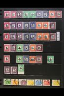 POSTAGE DUES  RSA 1961-72 FINE USED COLLECTION -  ALMOST COMPLETE, Includes 1961-9 Set, 1967-71 Swiss Paper Set With 2c - Other & Unclassified