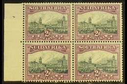 UNION VARIETY  1930-44 2d Slate-grey & Lilac, Watermark Inverted, JOINED PAPER VARIETY In A Block Of 4 (join On Top Pair - Other & Unclassified