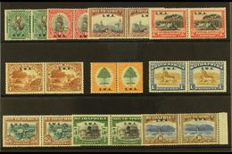 1927-30  "S.W.A." Overprints On South Africa Bilingual Pairs, Complete Set, SG 58/67, Fine Mint (10). For More Images, P - Andere & Zonder Classificatie