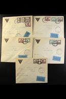 COVERS COLLECTION  Chiefly KGV Period Including World War I Censored (5); First Air Mail Windhoek-Grootfontein (7, Diffe - Other & Unclassified
