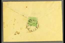 1947  4t Apple- Green Imperf (SG 13Bb, 4 Margins) Tied To Cover By "Lhasa" Bilingual Circle Cancel. For More Images, Ple - Other & Unclassified