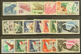 1947-59 AIR POST COLLECTION  An Attractive, Never Hinged Mint Complete Run, Yv 17/33, Lovely Condition (17 Stamps) For M - Other & Unclassified