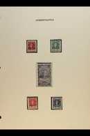 ALLIED MILITARY GOVERNMENT REVENUE STAMPS  A Spectacular NEVER HINGED MINT All Different Collection In Mounts On Printed - Other & Unclassified