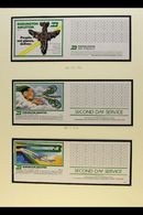 PRIVATE AIR LETTER STAMPS  1982-1983 Superb Never Hinged Mint All Different Collection Of Private Delivery Company Local - Other & Unclassified