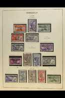 1930-1947 AIR POST FINE USED COLLECTION  On Scott Leaves, Strongly Represented For The Period. Includes 1932 Security Pa - Other & Unclassified