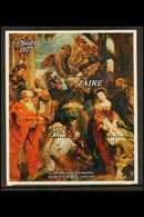 1977  Christmas - Rubens Painting Mini-sheet, Michel Block 16, COB BL24, Never Hinged Mint. For More Images, Please Visi - Other & Unclassified