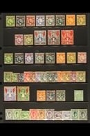 1896-1909 ALL DIFFERENT MINT COLLECTION  On A Stockpage. Includes 1896 Range To 4r, 1898 Range To 7½a, 1899-1901 Range T - Other & Unclassified