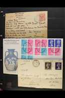 COVERS & CARDS ACCUMULATION  1920s-2000s HOARD Of Commercial & First Day Covers. Includes KGV PPC "Isle Of Arran" Cds, K - Other & Unclassified