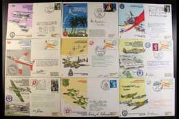 1970-79 COMMEMORATIVE FLYING COVERS  An Interesting, All Different Collection Of  Illustrated Commemorative Covers Flown - Other & Unclassified