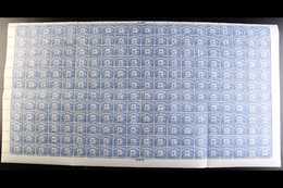 POSTAGE DUE  1968-9 4d Blue, No Watermark, SG D71, Never Hinged Mint COMPLETE SHEET OF 240 STAMPS, Some Perf Splitting. - Other & Unclassified