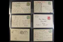 CANCELLATIONS ON POSTCARDS  Collection Of Mostly Picture Postcards Bearing KEVII ½d Stamps (including Perf 15x14 SG 279 - Other & Unclassified